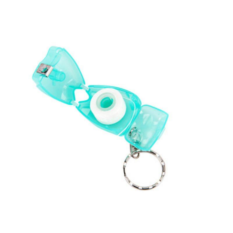 Dental Floss for Teeth Cleaning Oral Care Kit Dental Hygiene Mint Fragrance Portable Teeth Keychain C