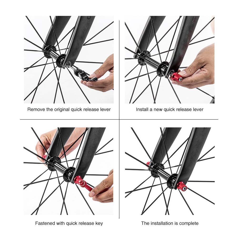 Quick-release Front Rear Spindle Wheel Accessories Bike Skewers Bicycle Skewers Hub Quick Release