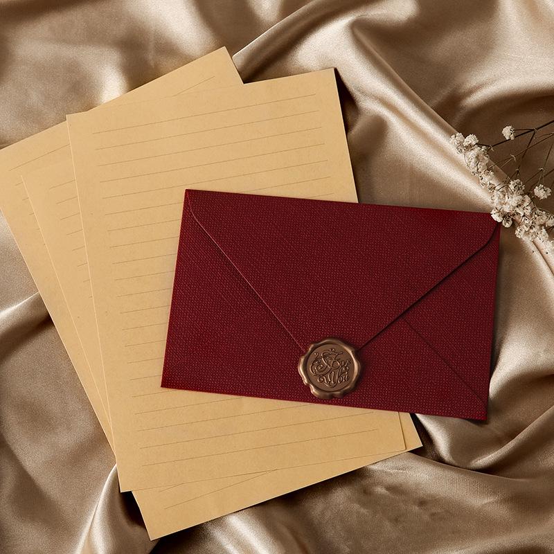 Sada listov s konopnou textúrou: Pečatidlo s voskom a pozvánky v retro štýle