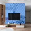 Ruit Patroon Acryl Wandspiegel Decoratieve Sticker