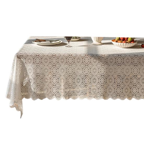 

Кружевная скатерть-дорожка прямоугольной формы с ажурным узором, декоративная скатерть для свадеб, Рождества, Хэллоуина, Дня благодарения и других вечеринок. 140x140cm C