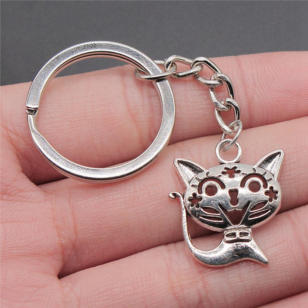 Poultry Farm Chicken Rooster Keychain for Men High Quality Initial New Year Gift Hip Hop Bag Accessory