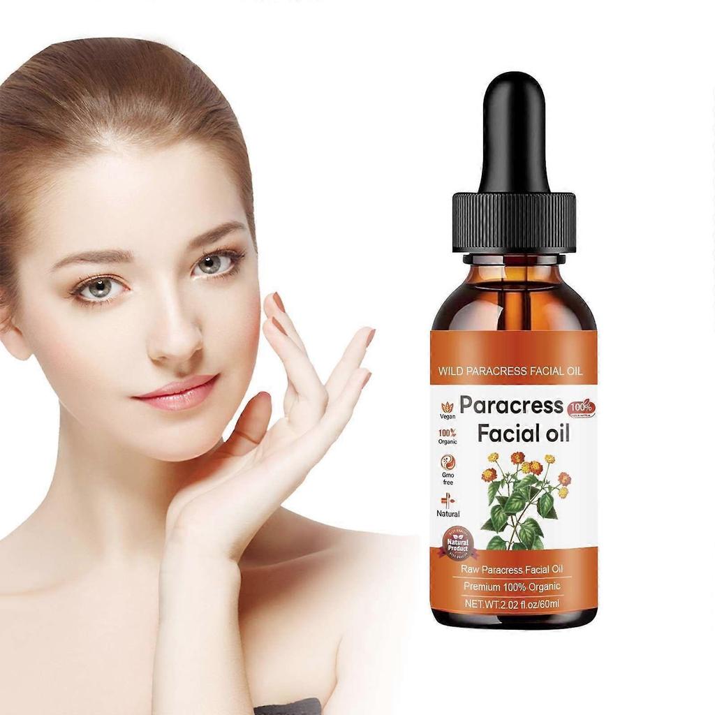 Paracress Facial Oil, Paracress Facial Organic Serum,Firm and Anti-Wrinkle Paracress Oil For Face, Smooth Fine Lines And Wrinkles