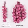 Artificial Vegetable & Fruit Skewer Wall Hanging - Chili & Corn Decor