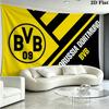Borussia Dortmund Wall Tapestry Aesthetic Wall Hanging Printed Fabric Blanket Decorative Tapestries for Bedroom Living Room Home Decor