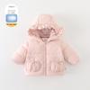 Toddler Girls' Fleece-Lined Winter Down Jacket 2025 - Thick, Warm White Duck Down Coat