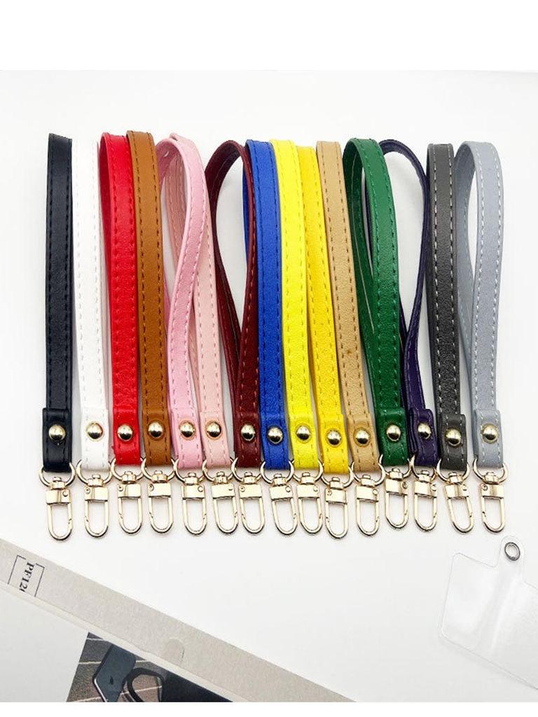PU Colorful Shoulder Strap for Women's Bag - Gold Buckle, Adjustable, Crossbody Handbag Accessory, Multiple Colors