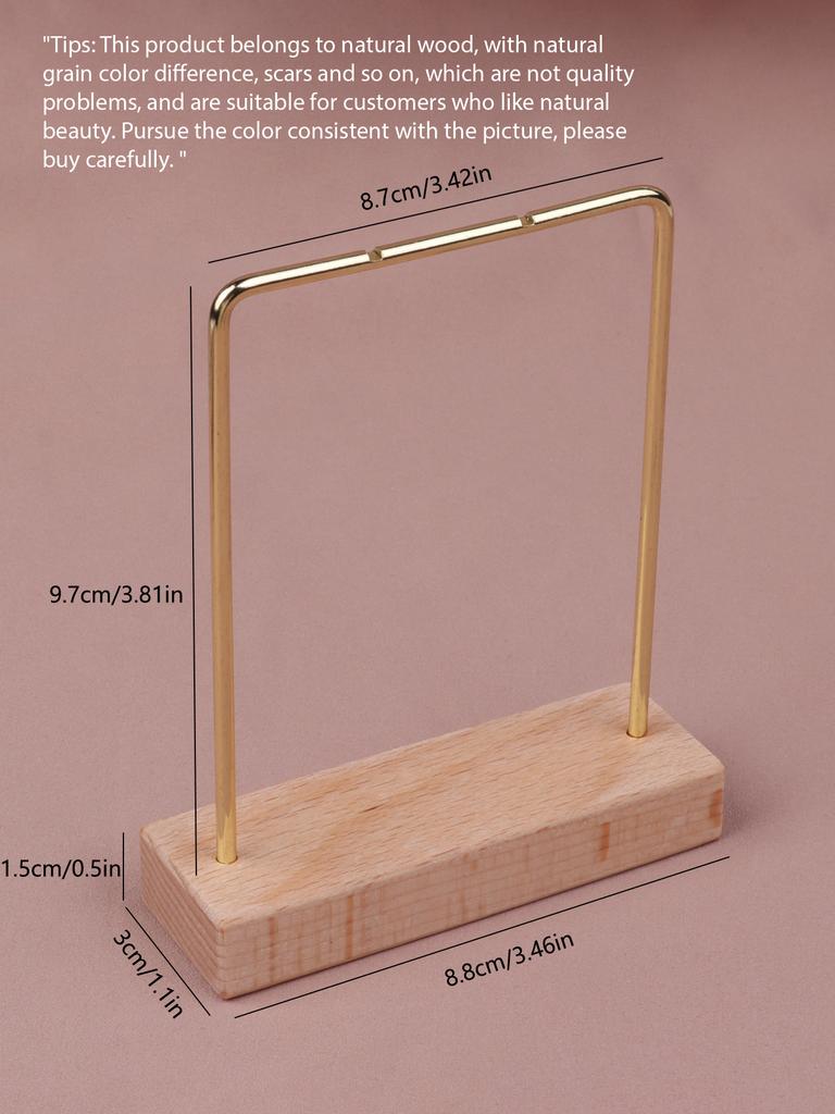 Jewelry Display Stand Bracelet Earring Necklace Storage Wood Base Rack Jewellery Organizer Holder Photo Props Home Decoration