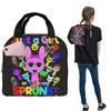 All My Sprunki Toys Game Insulated Lunch Bag for Women Kids Leakproof Food Boxes Thermal Lunch Box Tote