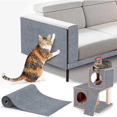 DIY Katzenkratzbaum Sofaschutz Selbstklebender Teppich Katzen Kratzbrett Katzenspielzeug Anti-Katzenkratzsofa Katzenklettermatte
