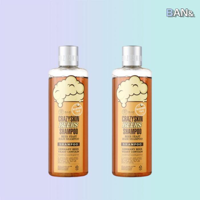 CRAZY SKIN Beer Yeast Hair Loss Relief Shampoo 300g (2ea) (30429976)