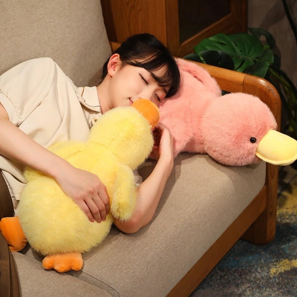 Soft Long Hair Duck Plush Doll Cartoon Duck Plush Toy New Duck Plush Pillow  For Boys And Girls