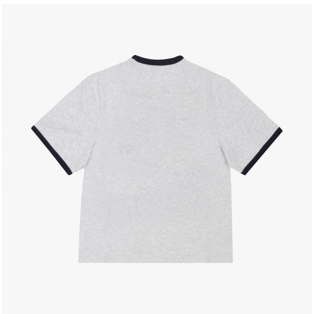 Sporty Rich Women S Ringer Tee Club Riding Bh To07364255gy18
