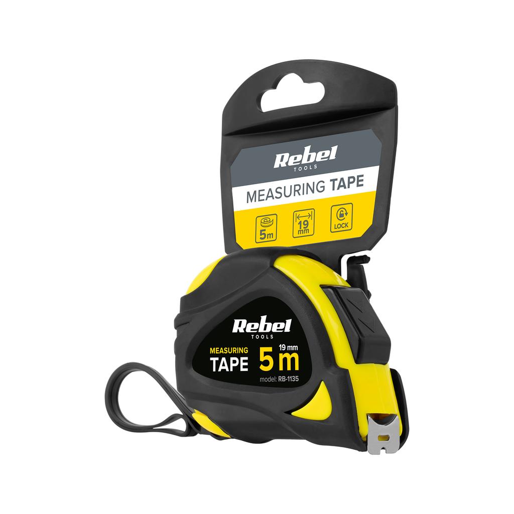 Rebel Maßband Stahl 5m 19mm