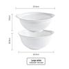 ASVEL Antibacterial Double-Layer Draining Basket and Sieve for Fruits and Vegetables