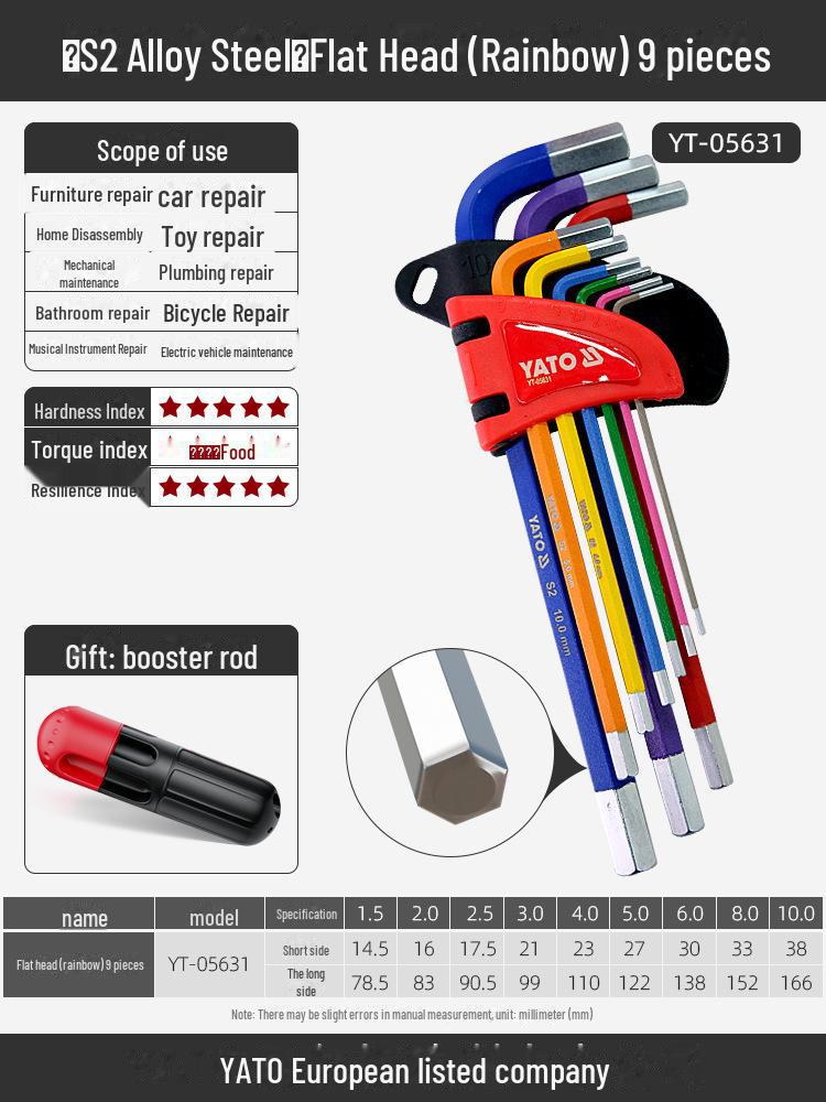 Yiertuo Hexagonal Wrench & Screwdriver Set