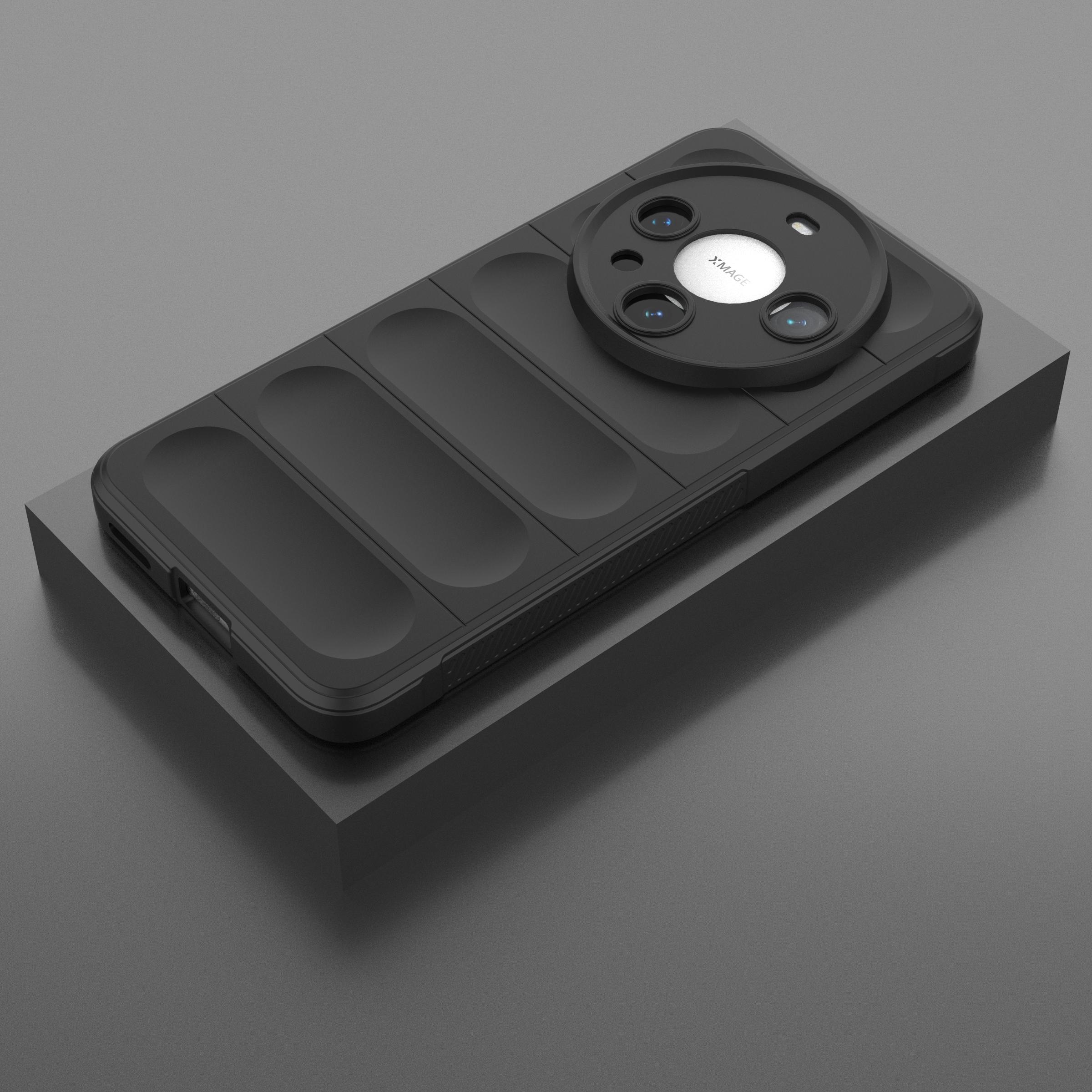 

Чехол для Huawei Mate 60/Mate 60 Pro противоударный жидкий силикон гладкий ТПУ задняя крышка телефона Huawei Mate 60 чёрный