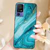 Case For TCL 40 SE Coque TPU Soft Silicone Fashion Phone Funda For TCL 40 SE Back Cover Floral Case Luxury Capa Marble Bumper