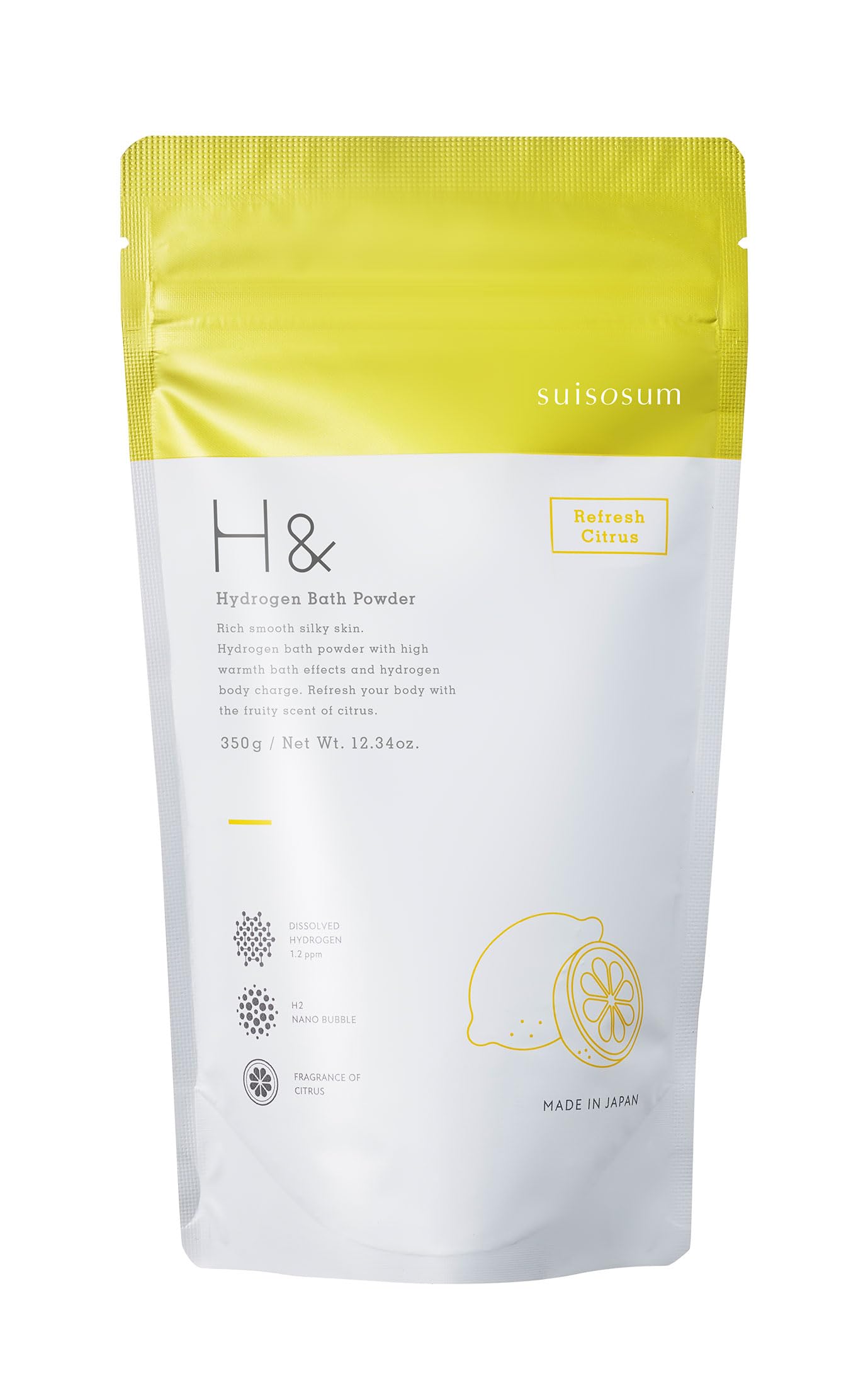 

Bath Salts Hydrogen Carbonate Bubbles Envelop Your Whole Body x Gift x Made in Japan x Measuring Spoon H&Ash& High-Concentration [Warm Included]