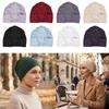 Elastic Hijab Caps Wrap Style Cancer Chemo Hat New Turban Hat  Hair Loss