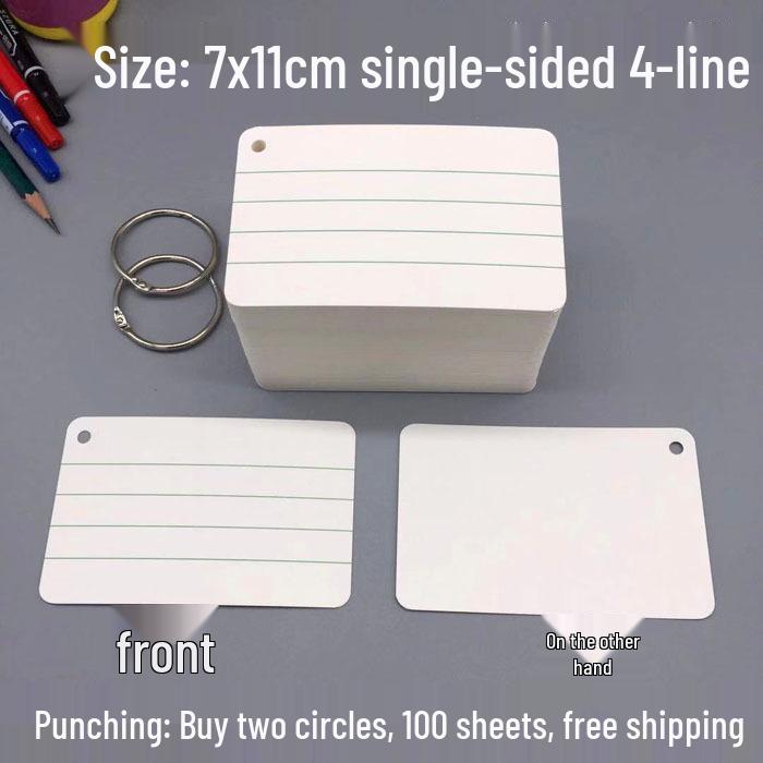 DIY Blank Postcards: Creative Writing, English Word, and Pinyin Greeting Cards