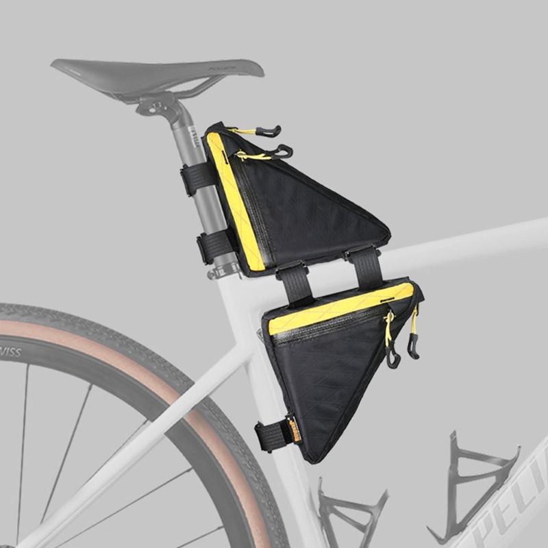 Cycling Triangular Pouches Front Top Tube Bag Waterproofs Bicycles Frame Bag Cycling Tool Triangular Storage Pouches