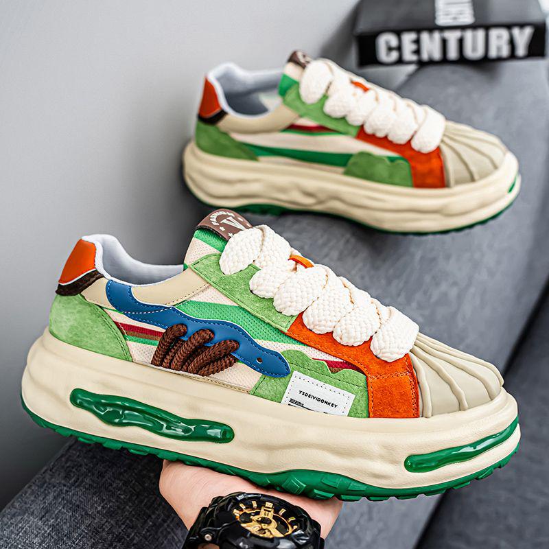 Height-Boosting Summer Platform Sneakers - Trendy, Durable, Low-Top Casual Sports Shoes