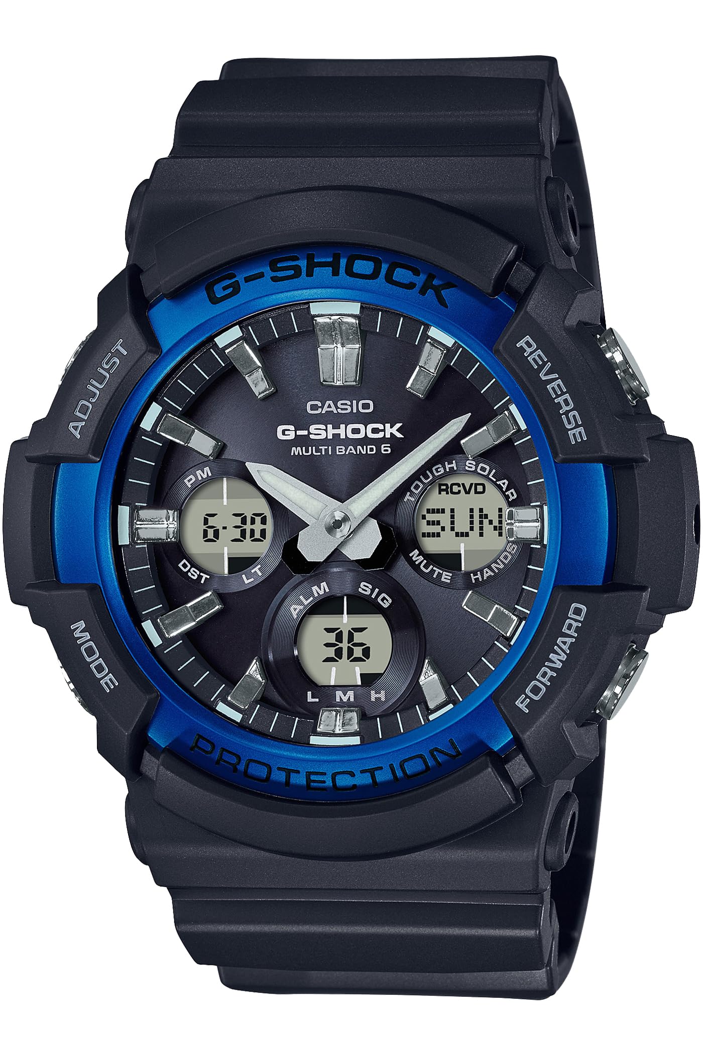 

Годинник Радіо Solar G Black [Casio] G-Shock [] GAW-100B-1A2JF Чол.