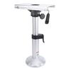 Boat Seat Pedestal with Slide Aluminium Alloy 17 24in Adjustable Height Boat Chair Base for Yacht Ship Floating Dock