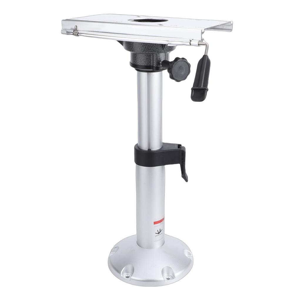 Boat Seat Pedestal with Slide Aluminium Alloy 17 24in Adjustable Height Boat Chair Base for Yacht Ship Floating Dock
