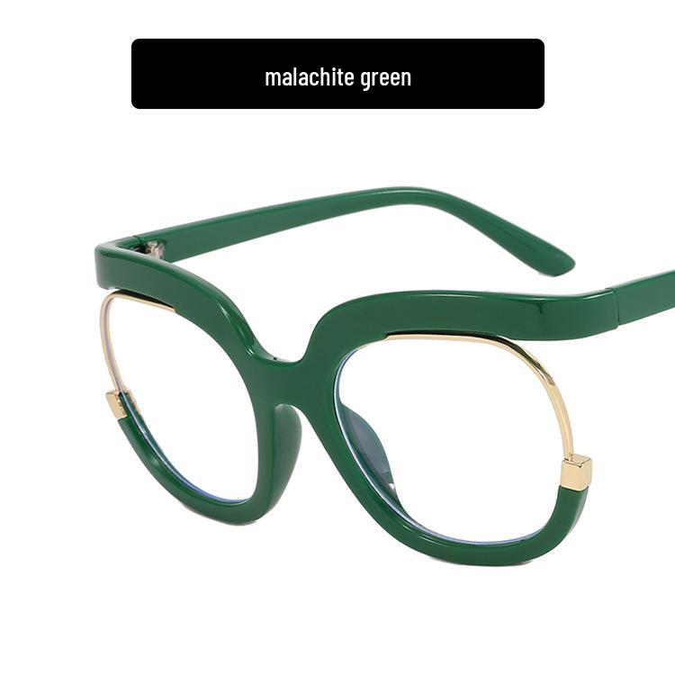 2022 Trendy Round Owl Eyeglass Frames: Anti-Blue Light European & American Style