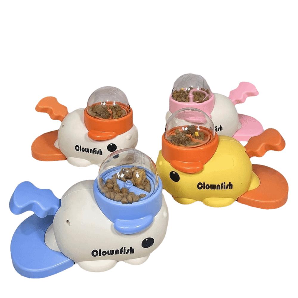 Interactive Food Puzzle Slow Feeder 2-in-1 Dog Automatic Feeder Pet Feeding Machine  for Cat Dog