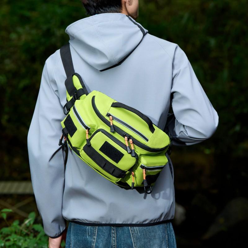 Multi-Functional Outdoor Waist Pack Cycling Hiking Running Tactical Crossbody Bag Lightweight Nylon Sports Gear Storage
