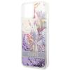 Guess Guhcp14Mlflsu Iphone 14 Plus / 15 Plus 6.7 Fioletowy/Purple Hardcase Flower Liquid Glitter