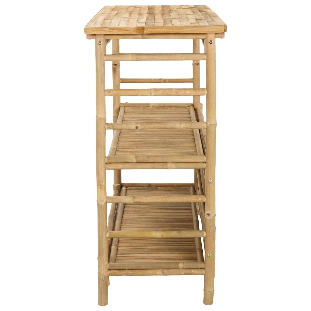 Outdoor Bartisch Natur 110 x 50 x 105 cm Bambus