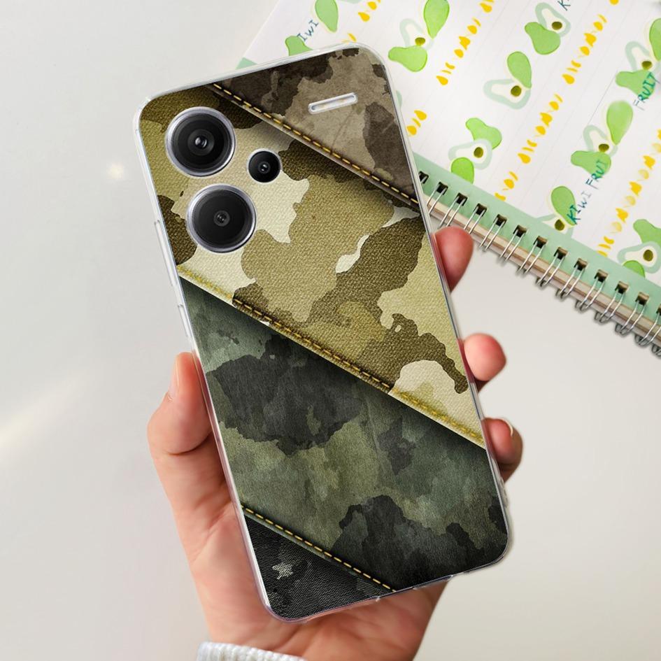 For Xiaomi Redmi Note 13 5G Case Luxury Marble Transparent Phone Cover For Redmi Note 13 Pro Plus Funda on Note 13 Pro 5G Bumper