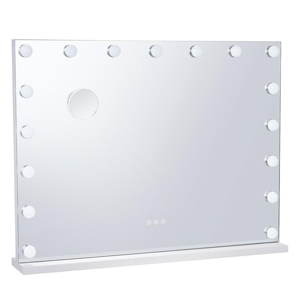 Hollywood Vanity Mirror With Lights w/ USB Type C Desktop Wallmount 23.6in