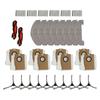 For MONSGA MS1 MAX Robot Vacuum Replacement Parts Main Brush+ Mop Cloth+Filter+Dust Bag+Side Brush Kits Household Cleaning Tools
