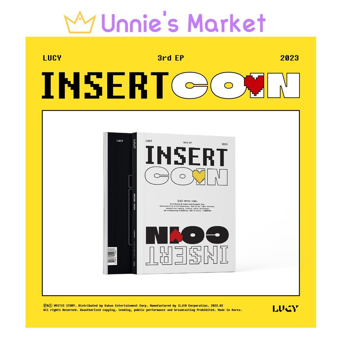 

LUCY - Insert Coin 3rd EP Album + Бесплатный подарок 1EA