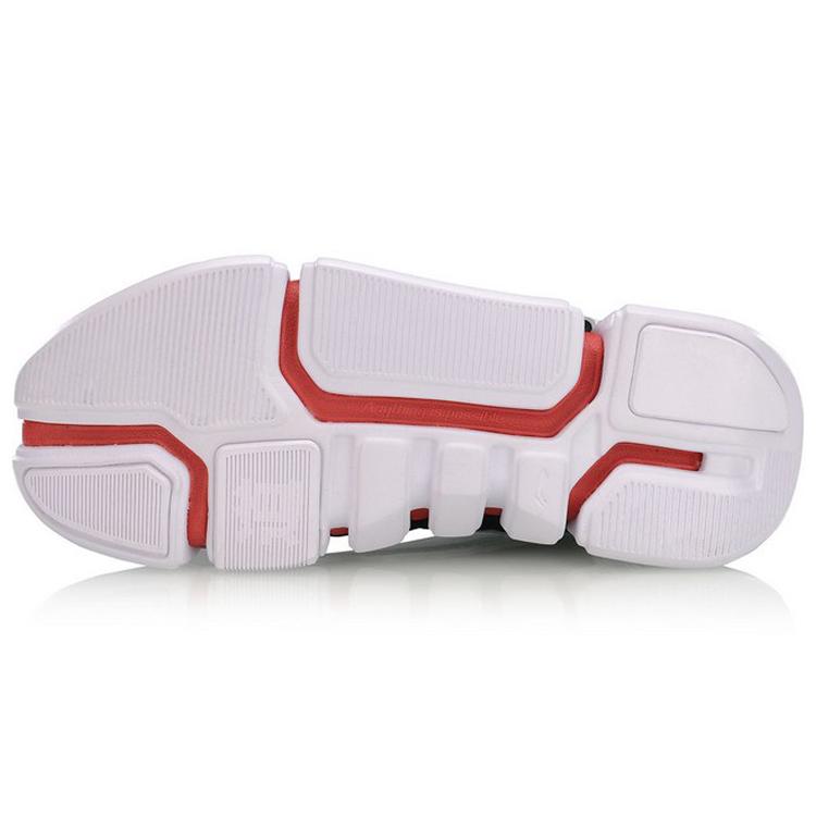 Li Ning Vintage Basketball Shoes Women's Mid top Black/White/Red AGBN062-12