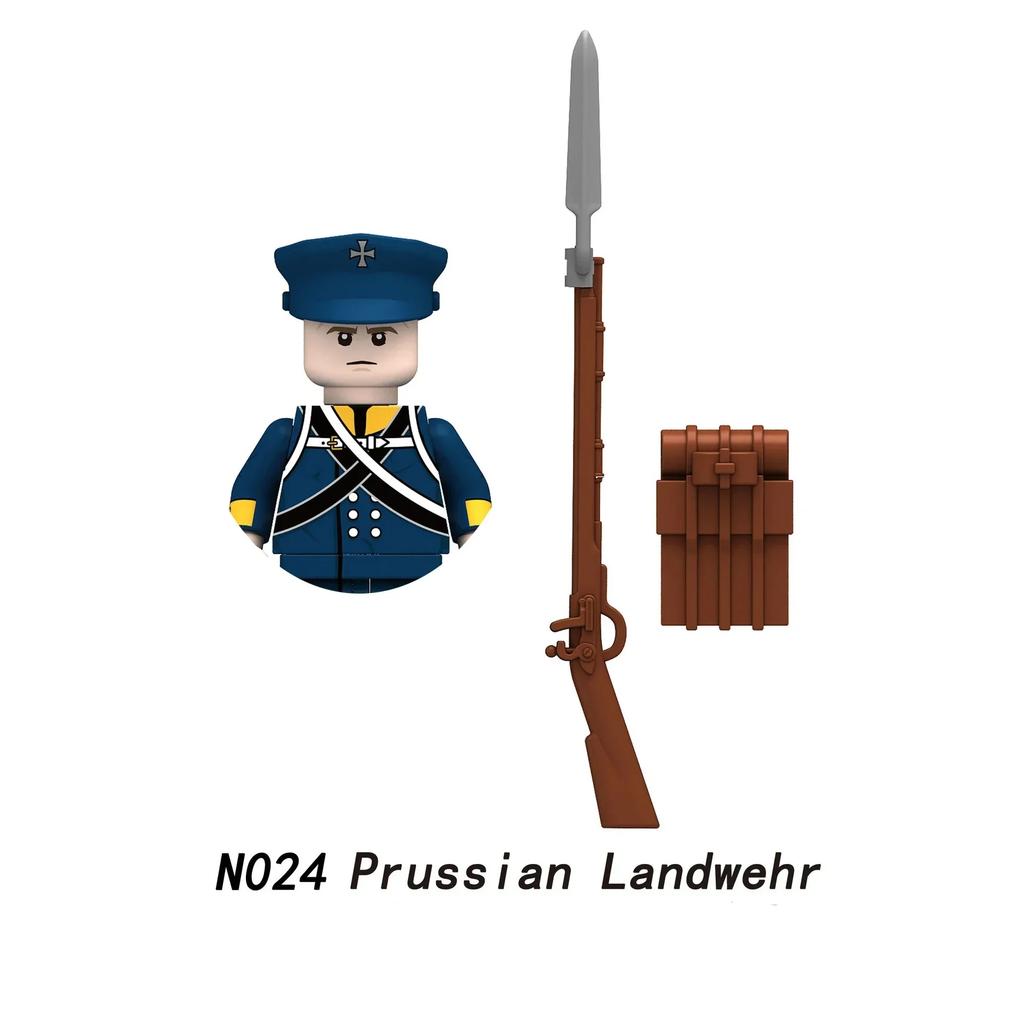1 KS/Napoleonské války Vojáci Stavební kostky WW2 Figurky Francouzský Britský Fyzilír Pušky Zbraně Hračky Pro Děti