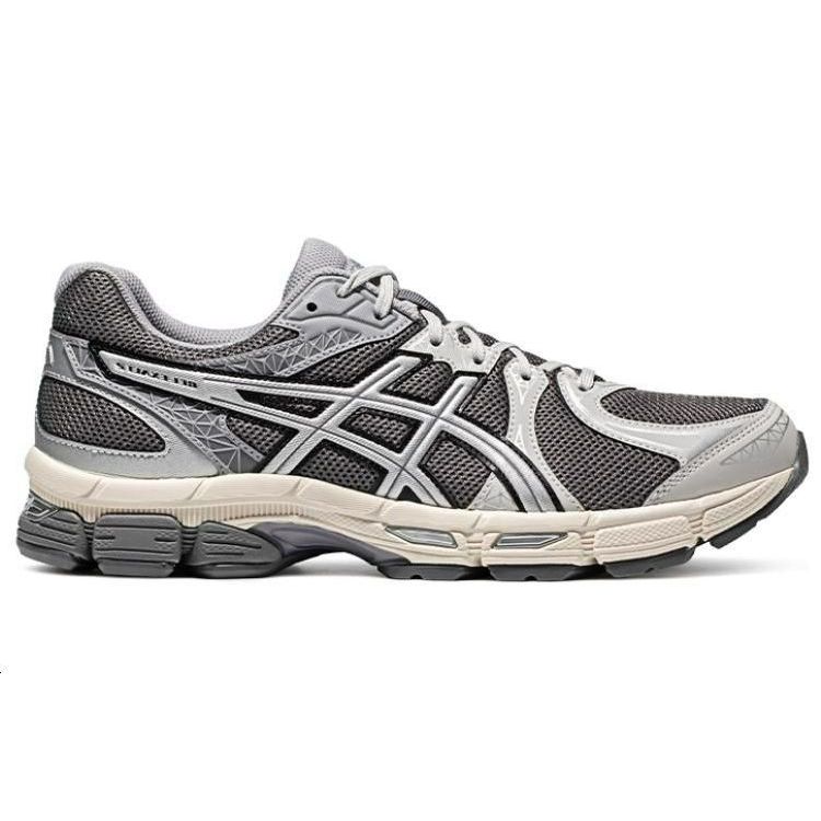 Asics Gel-Exalt 2 Tecido Couro Sintético Confortável Versátil Tênis Casual Cano Baixo Masculino Cinza 1011B918-020