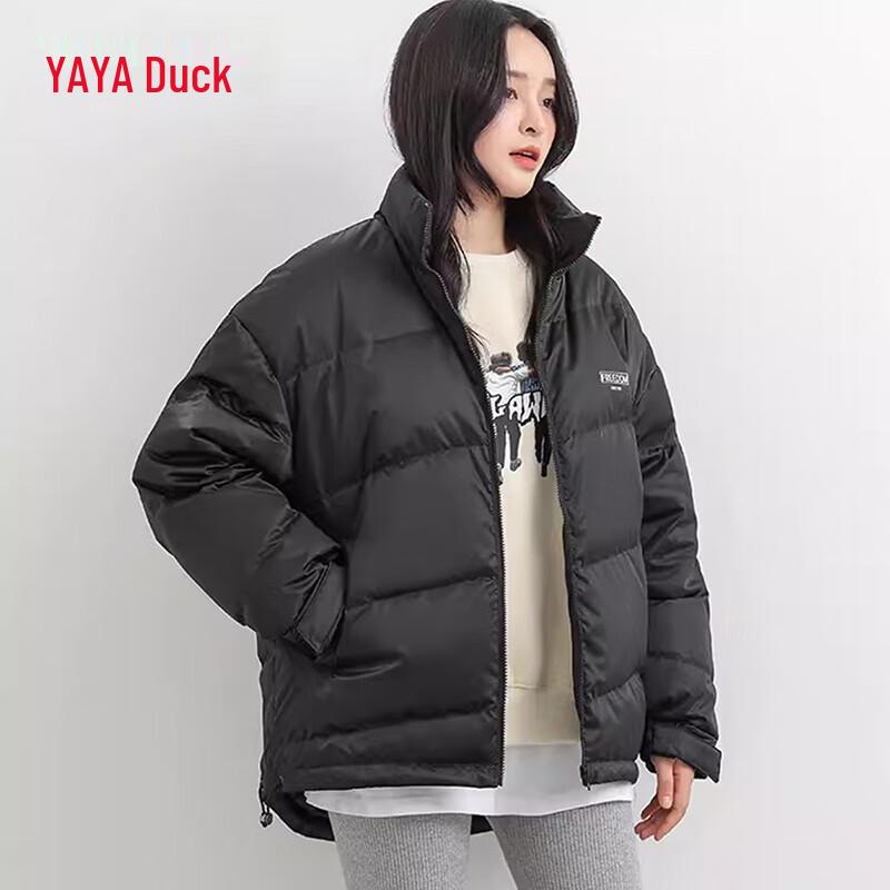 YAYA Women's Thick Stand Collar Down Jacket