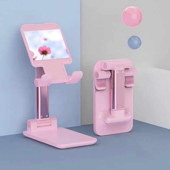 Stylish Mobile Phone Support Desktop Live Tablet Support Folding Lifting Telescopic Metal Bracket