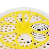 Mini Egg Incubator for Home Automatic Temperature Humidity Control 4 Eggs Candler Poultry Hatching Machine for Chickens Ducks Pigeons Auto Turning