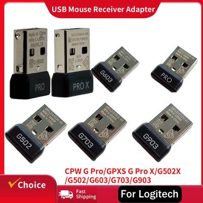 USB Receiver Smart Wireless Dongle Adapter for Logitech CPW G Pro/GPXS G Pro X/G502X /G502/G603/G703/G903 LogiBolt Mouse Adapter