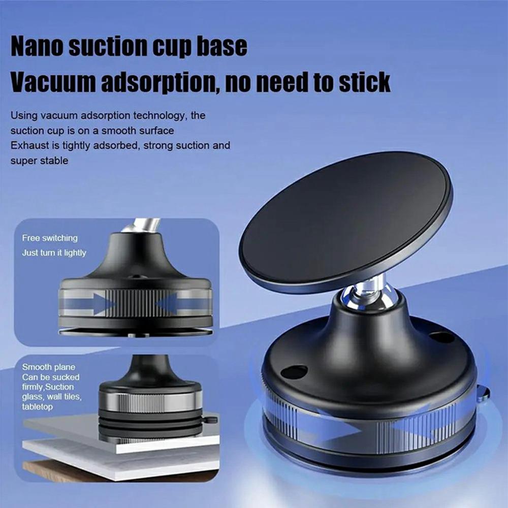 T29 Magnetic Car Phone Mount Suction Cup Holder Dashboard Windshield Adjustable Phone Stand