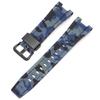 Correa de Resina para Casio G-Shock GST-W300 GST-S300 GST-S210B GST-S110 GST-W110 Hombres Reemplazo Pulsera Brazalete de Goma Camuflada para Reloj