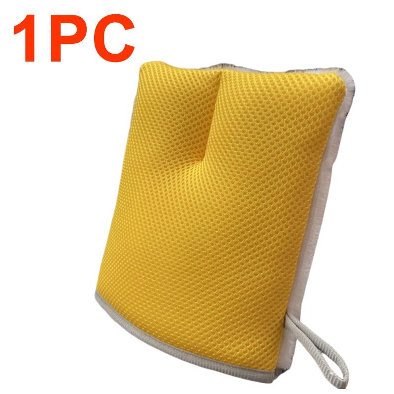 

Универсальный автомобильный двусторонний для внутренней чистки, высококачественный полиэстер и белая щетина для чистки кожи, пластика, стекла