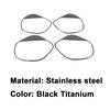 For Chevrolet Cruze Sedan 2017 2018    Car Door Audio Speak Sound Cover Ring Circle Lamp Trim Moulding